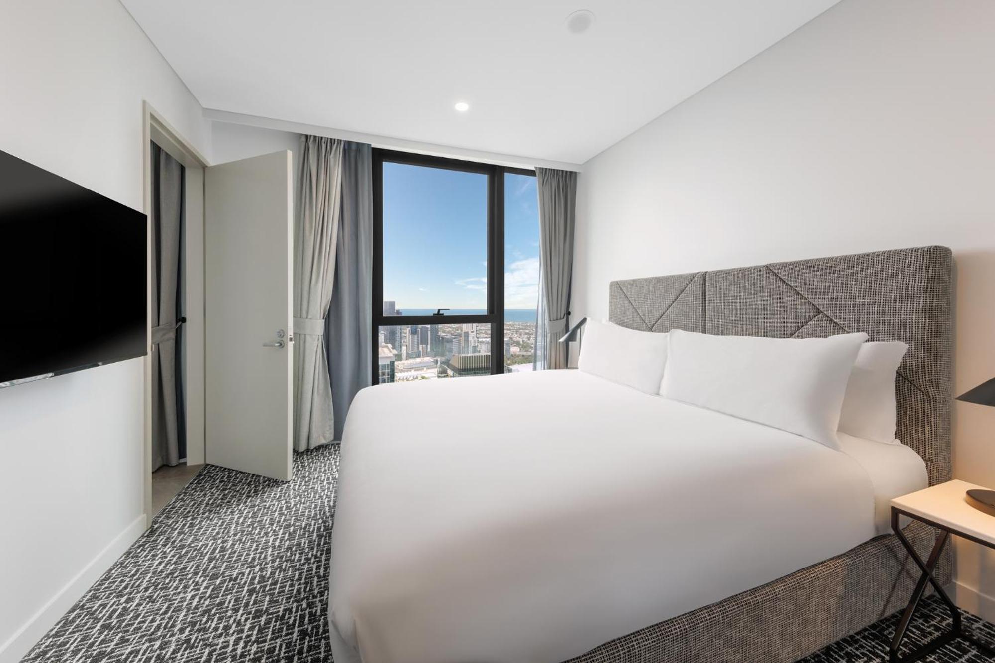 Meriton Suites Μελβούρνη Εξωτερικό φωτογραφία A bedroom at the hotel