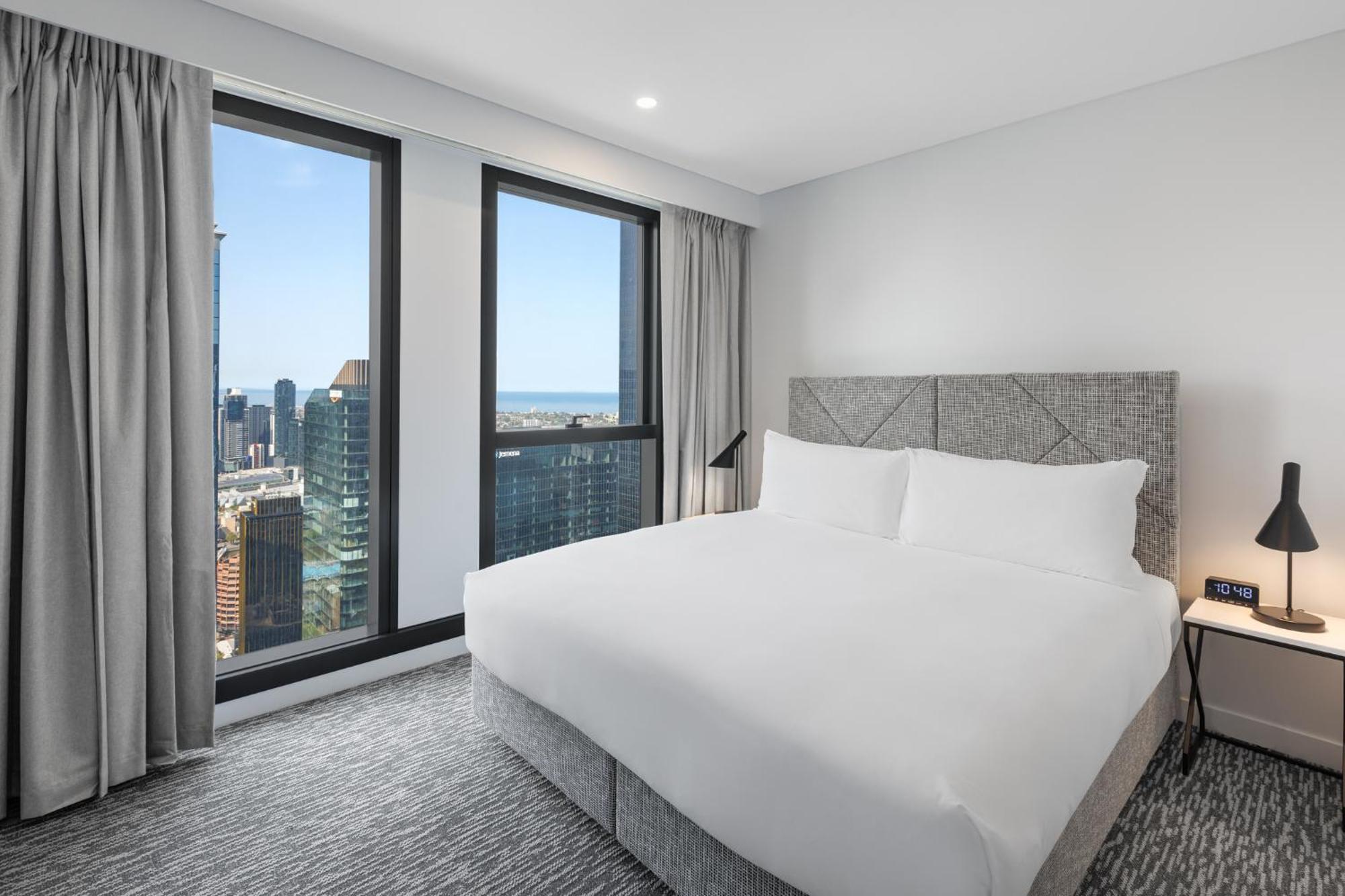Meriton Suites Μελβούρνη Εξωτερικό φωτογραφία A bedroom at the hotel