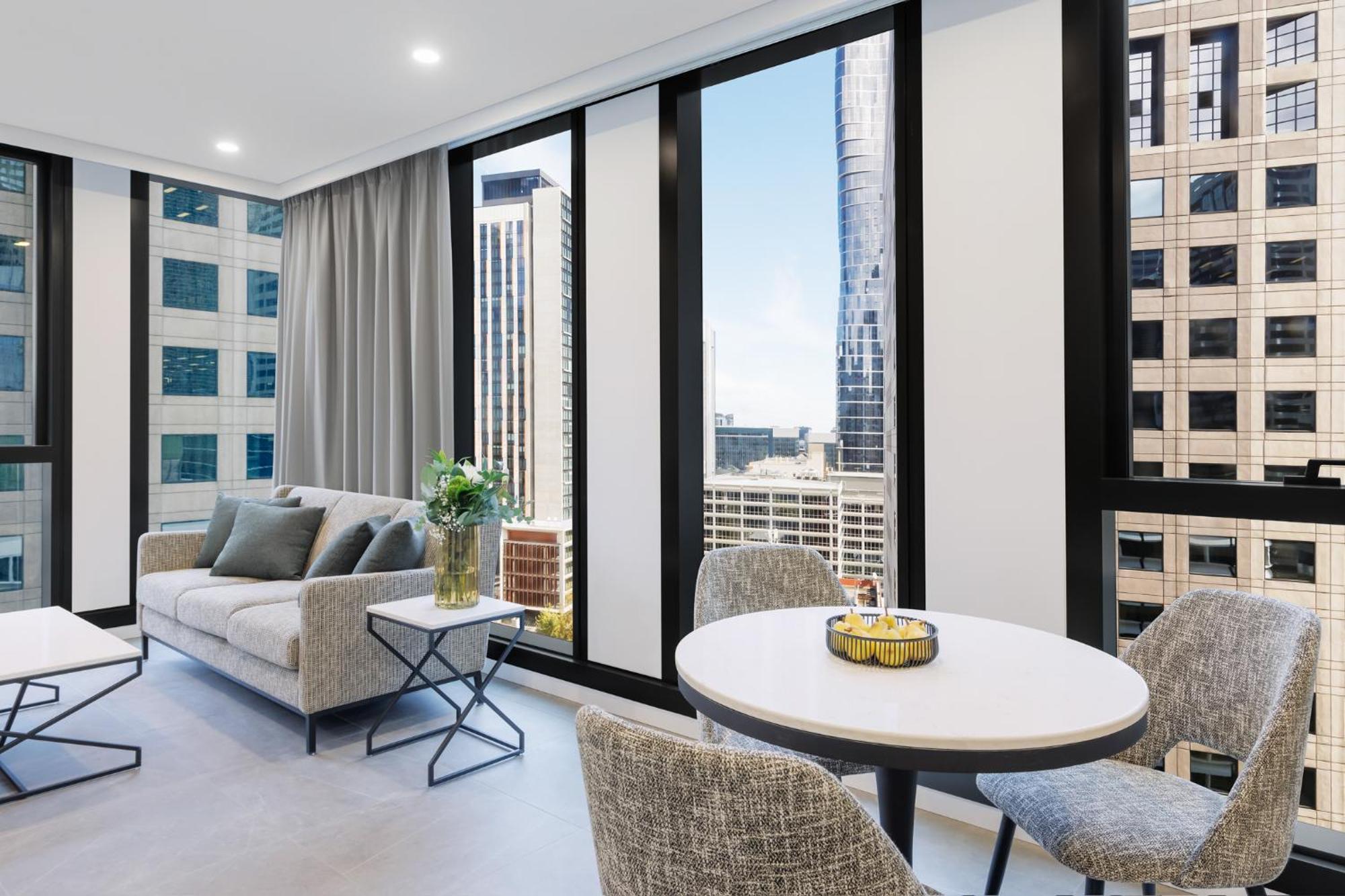 Meriton Suites Μελβούρνη Εξωτερικό φωτογραφία The interior of a typical apartment