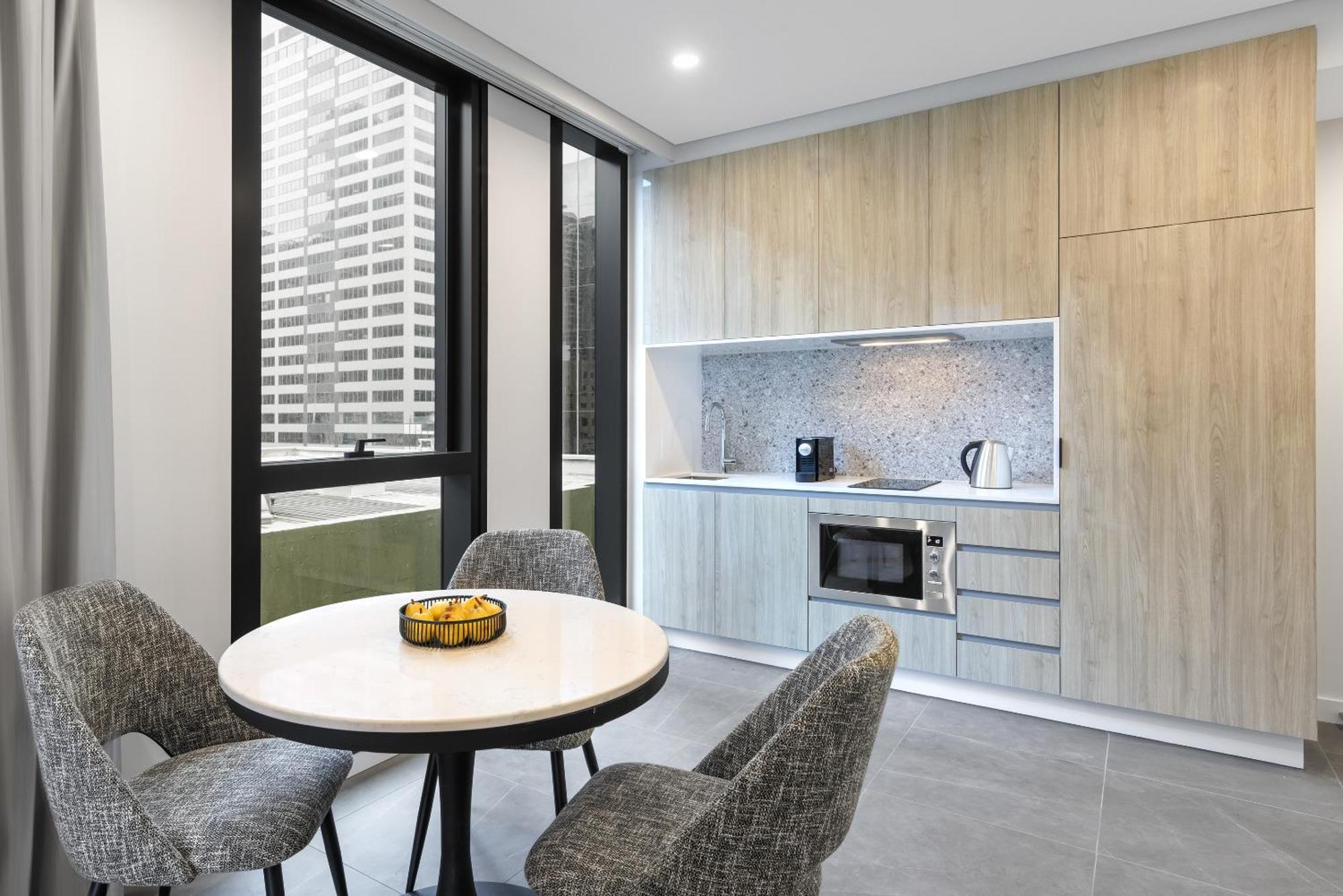 Meriton Suites Μελβούρνη Εξωτερικό φωτογραφία Kitchen