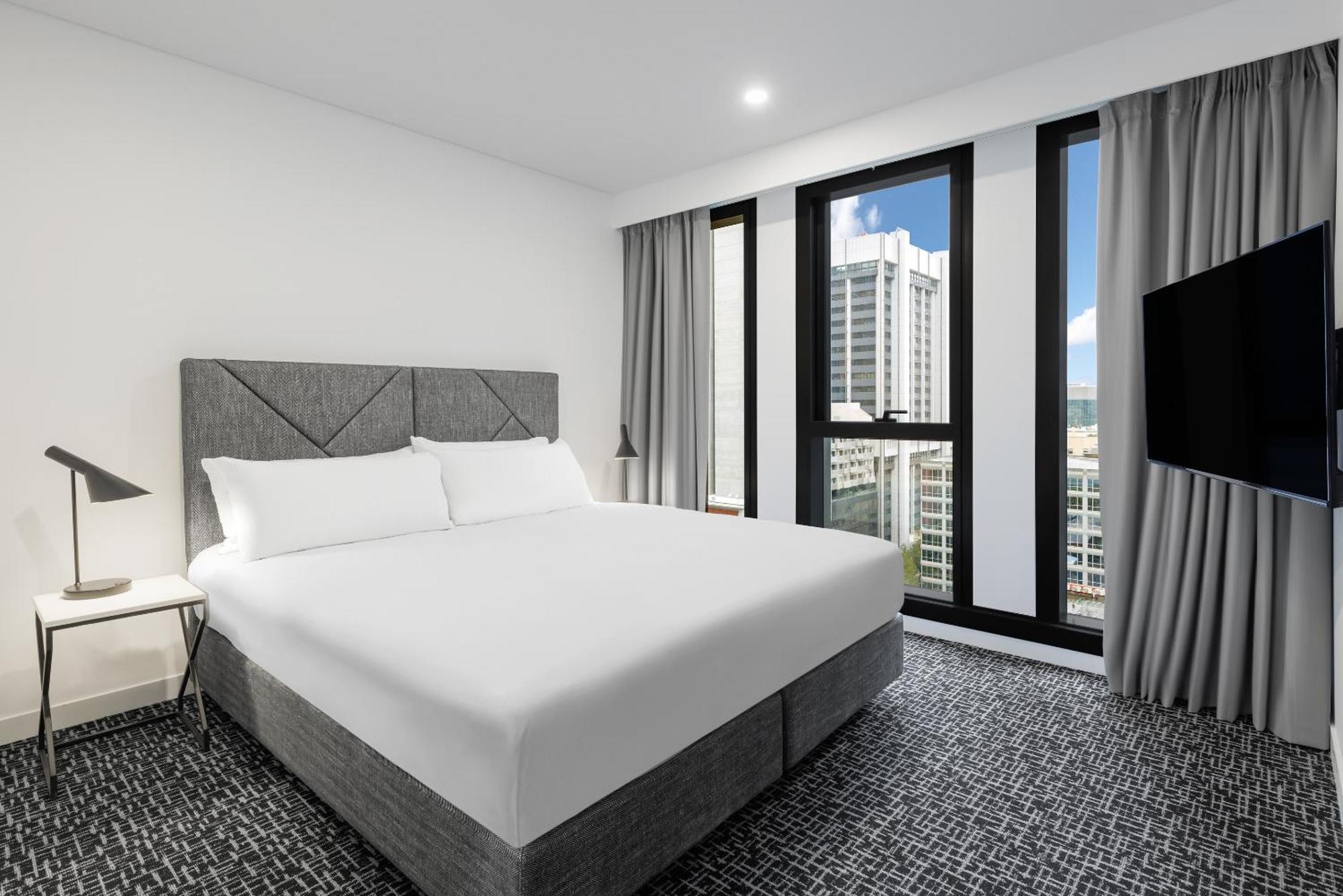 Meriton Suites Μελβούρνη Εξωτερικό φωτογραφία A bedroom at the hotel